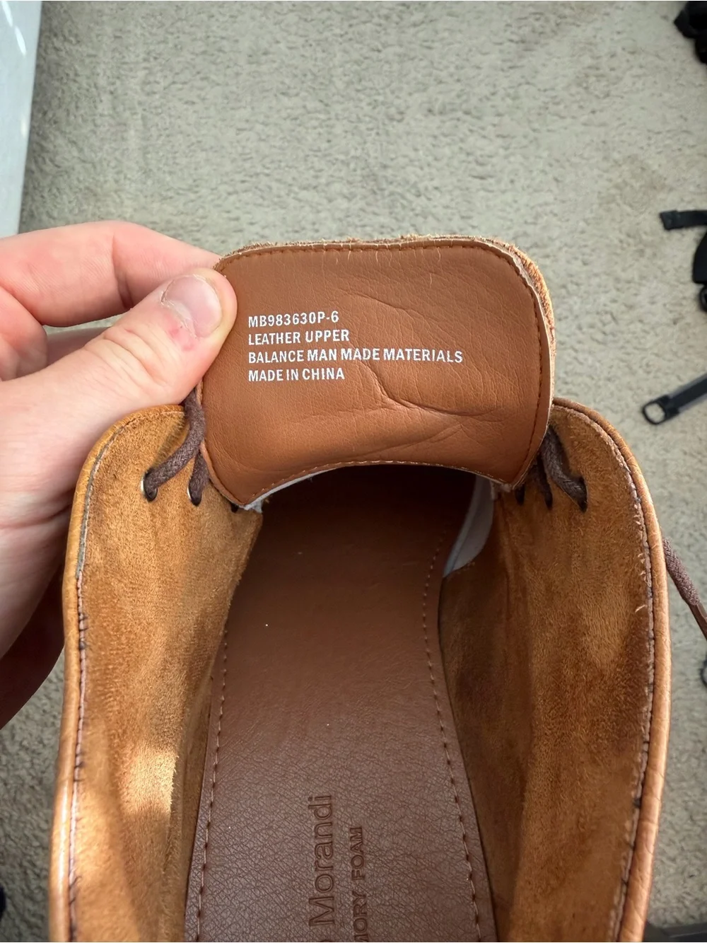 Carlo Morandi Men's Brown Leather Chukka Boots